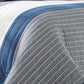 Nautica Comforter/Quilt/Duvet King King - Vessey Dark Grey Cotton Quilt - 1 piece