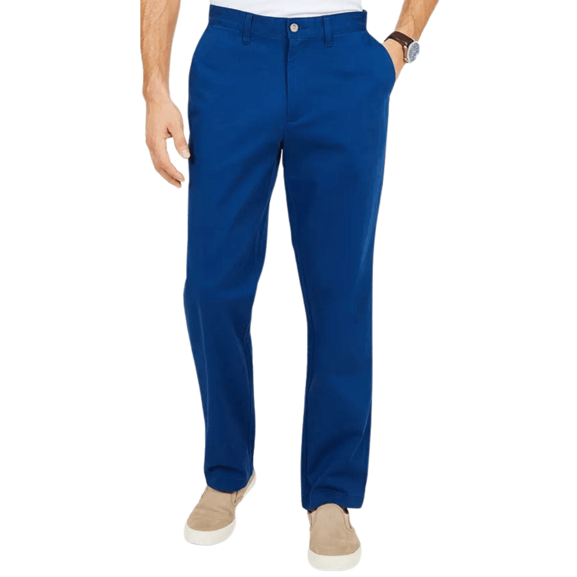 NAUTICA Mens Bottoms XL / Blue NAUTICA - Flat-Front Deck Pants