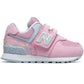 New Balance Kids Shoes 19 / Pink/ Multi Kid's 574