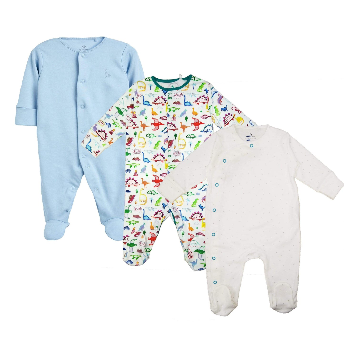 Next Apparel 9-12 month NEXT - Baby Footed Romper Overalls Set