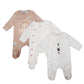 Next Apparel New Born Next - Baby Fun Printed Footed Rompers Set