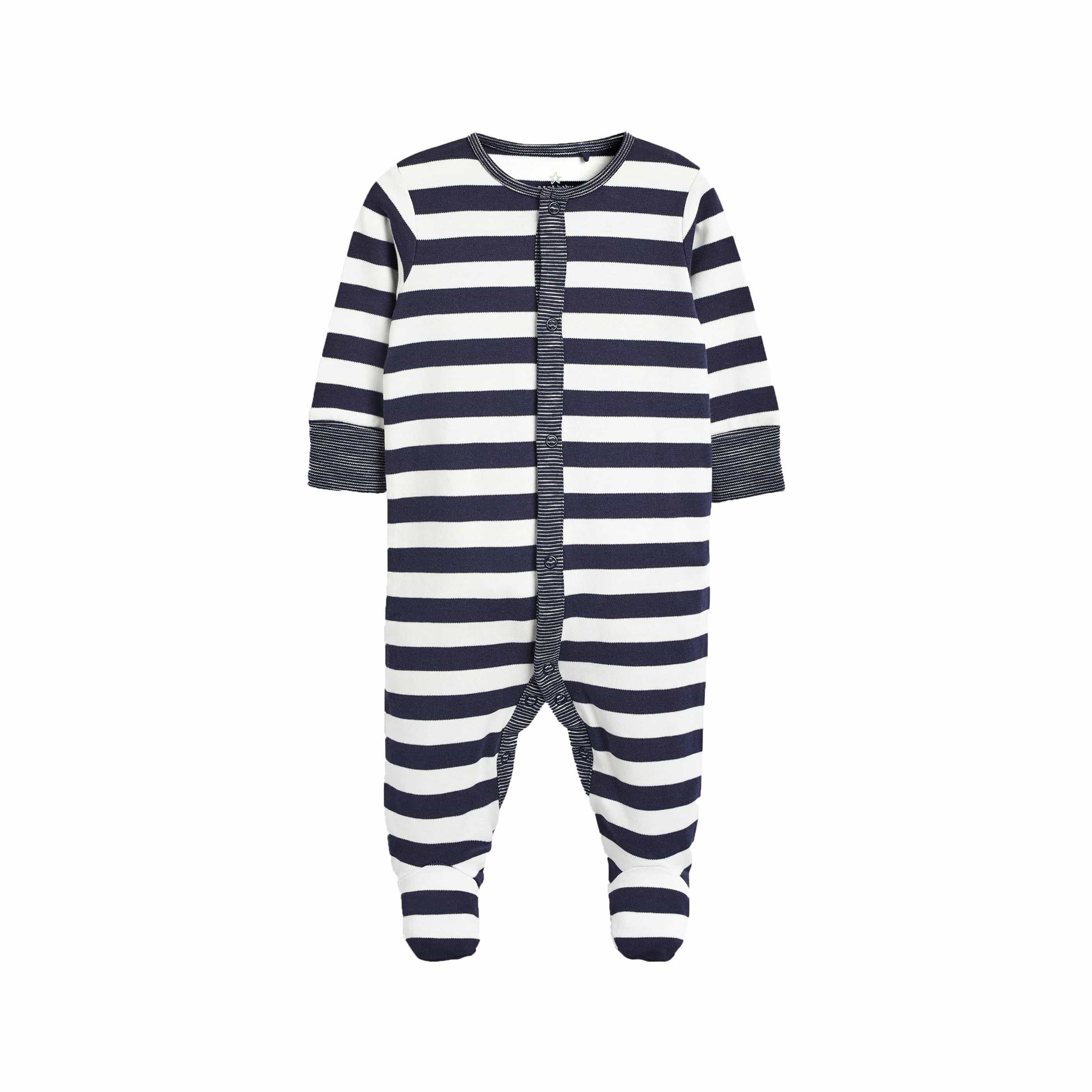 NEXT Baby Boy NEXT - Striped Footed Overall