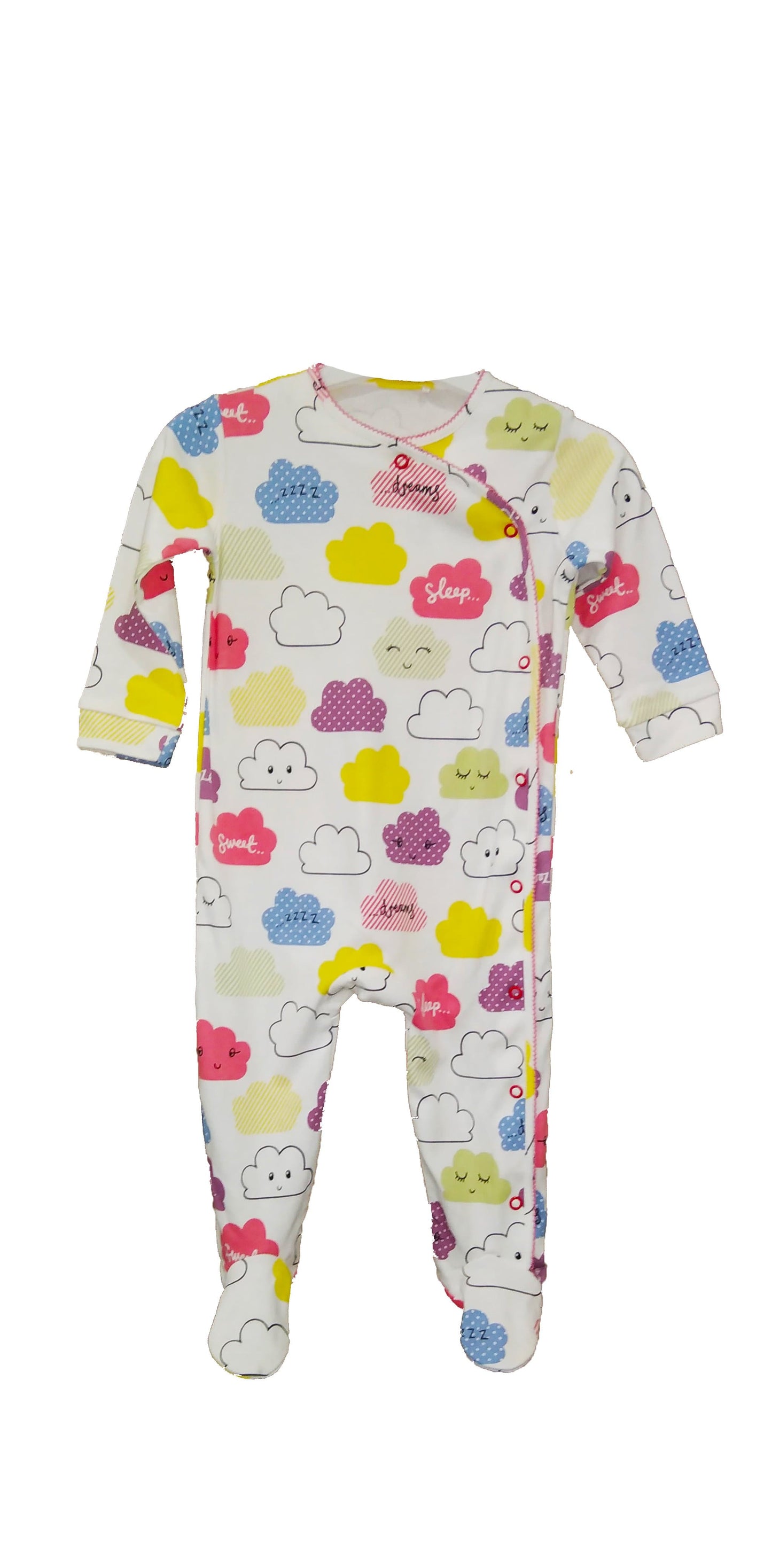 NEXT Baby Girl NEXT - Baby - Colorful Clouds Sleepsuit