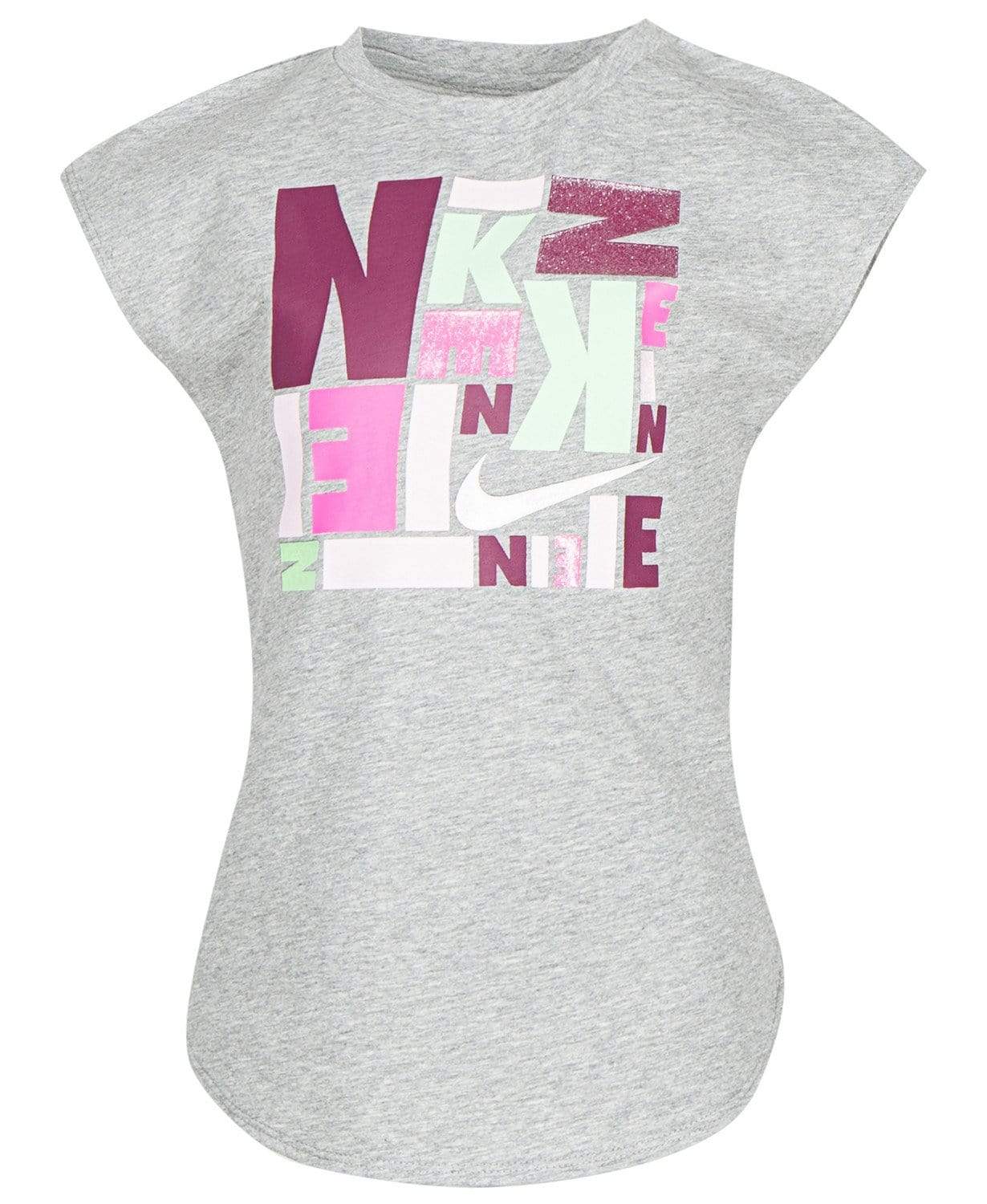 Nike Apparel Kids - Little Girls Jumble Logo Graphic T-Shirt