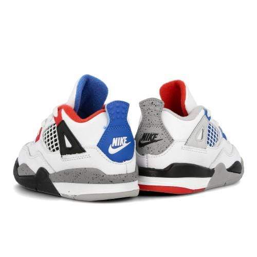 NIKE Athletic Shoes 23.5 / White / Military Blue / Fire Red / Tech Grey Air Jordan 4 Retro TD