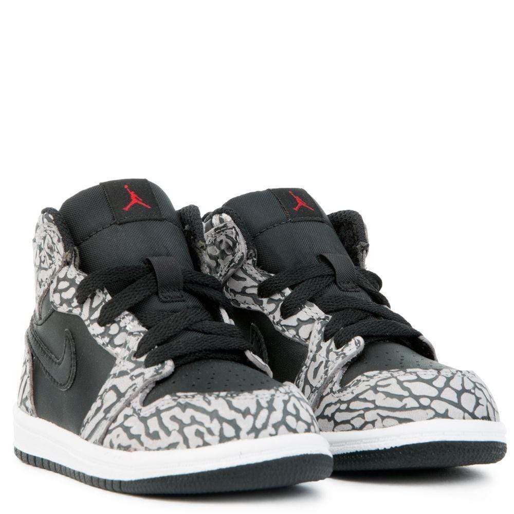 Nike Kids Shoes 23.5 / Black/Grey Air Jordan 1 Retro High