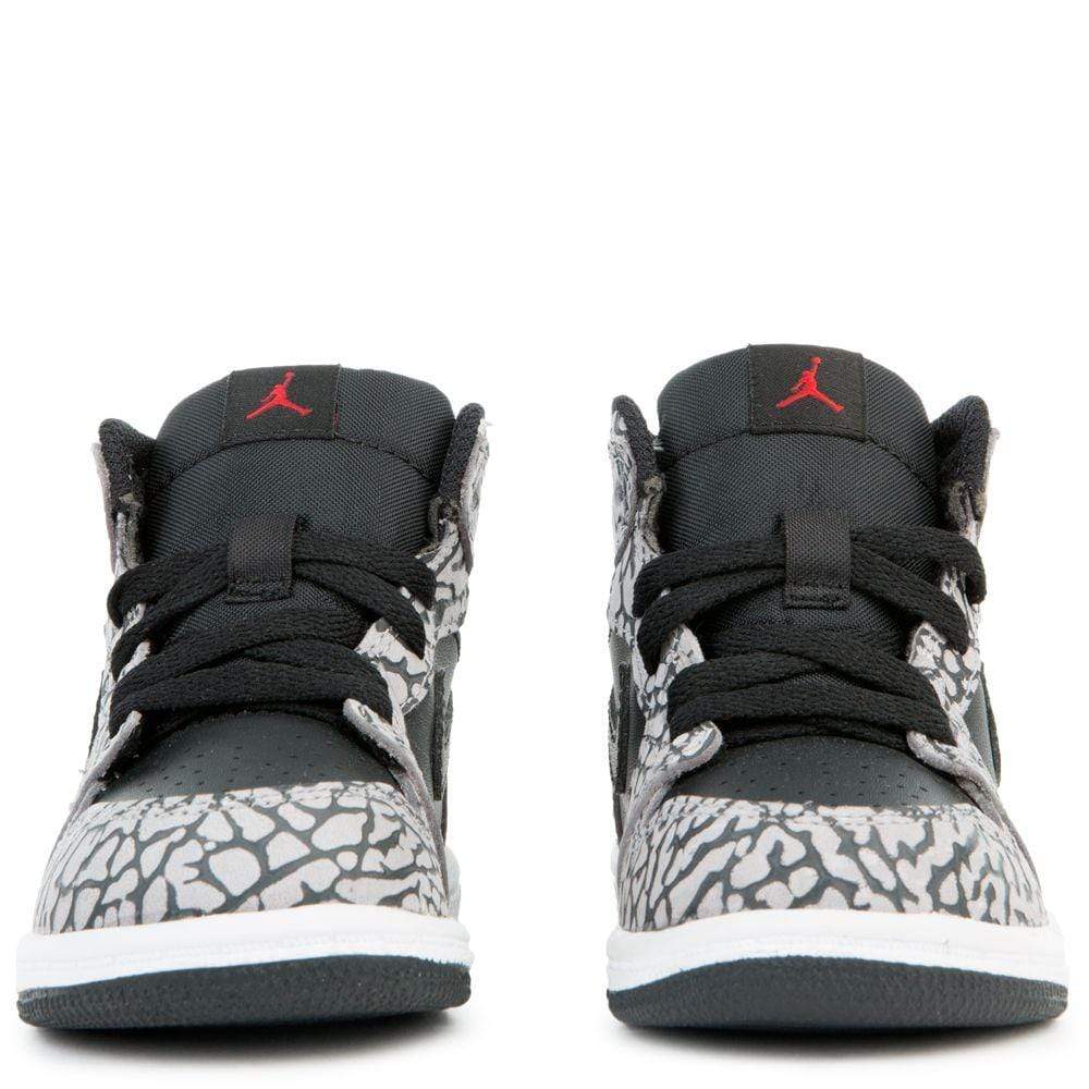 Nike Kids Shoes 23.5 / Black/Grey Air Jordan 1 Retro High