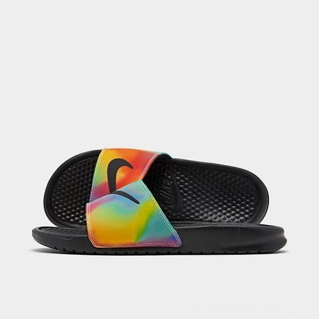 Tie dye best sale nike slides