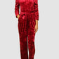 NY COLLECTION Womens Bottoms NY COLLECTION - Velvet Overall