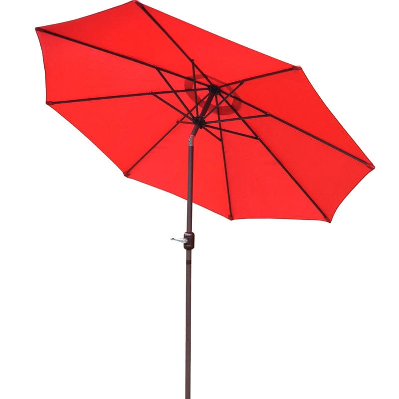 OAKLAND LIVING Furniture Red OAKLAND LIVING - Umbrella with Crank and Tilt System