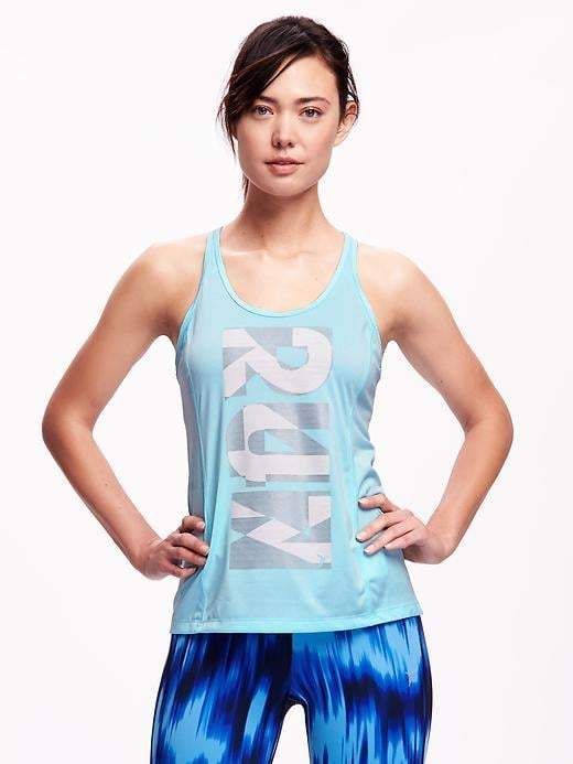 Old Navy Active Womens sports Medium Go-Dry Cool Graphic Tank Top