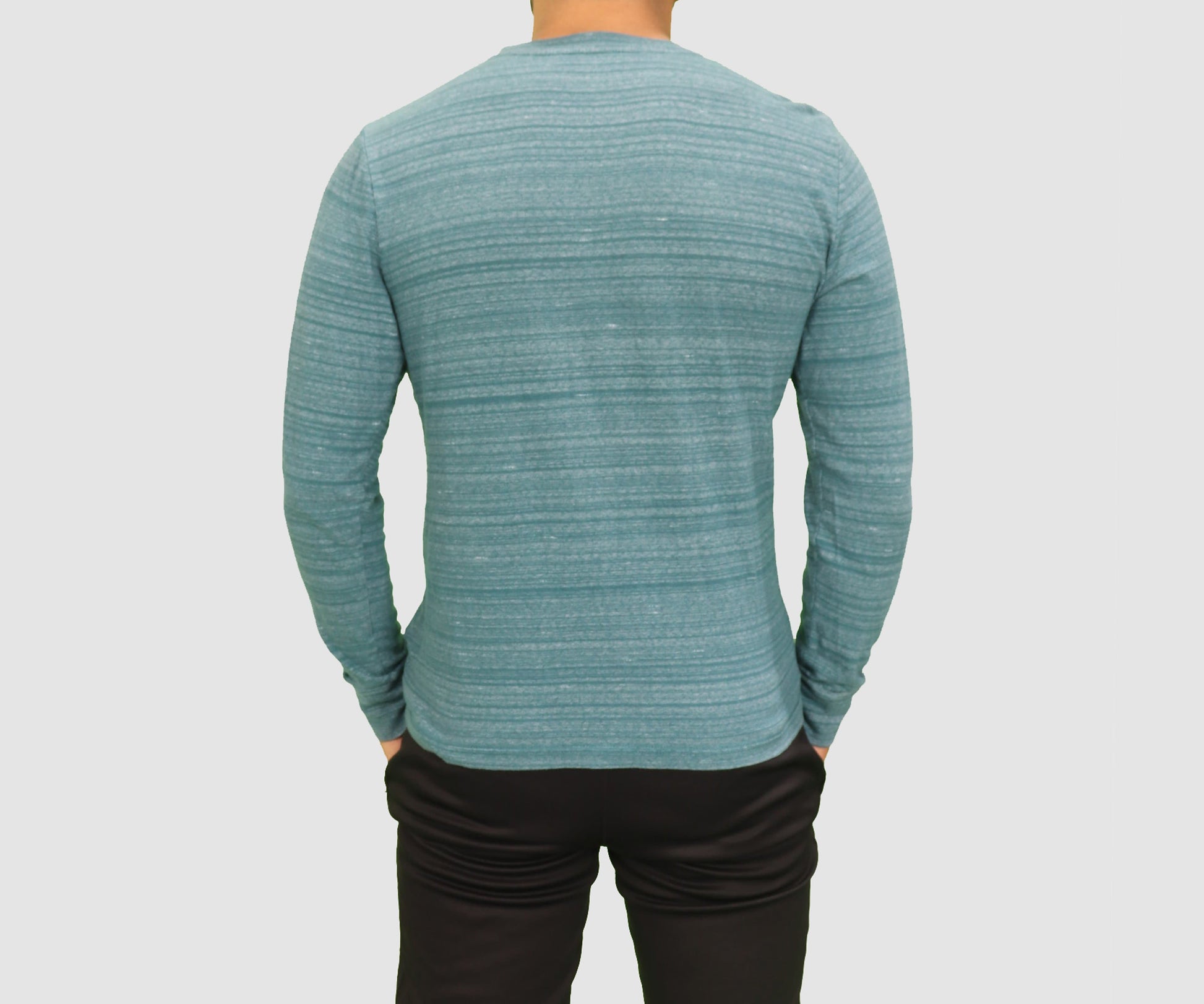 Old Navy Mens Tops Small / Heather Petrol Long Sleeve Top