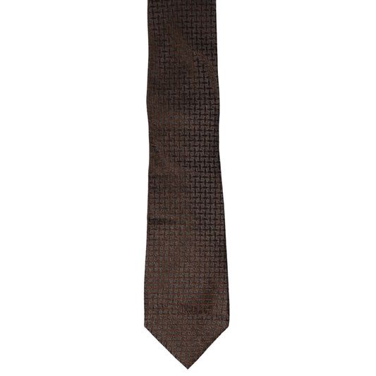 ORIGINAL Ties One-Size / Brown ORIGINAL - Cress Cross Self-tied Necktie