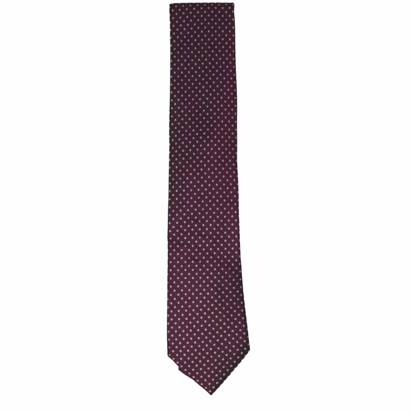 ORIGINAL Ties Purple ORIGINAL - Textured Allover Dot Silk Tie