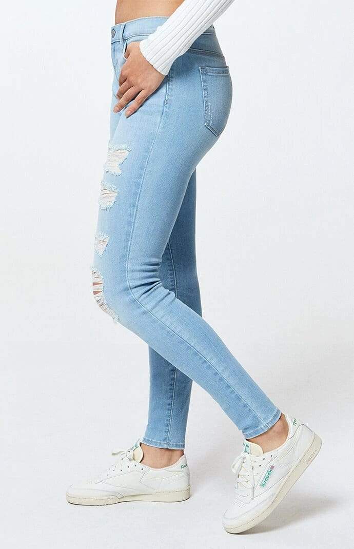 PACSUN Womens Bottoms 27 / Blue PACSUN - Fit Jeggings Jeans