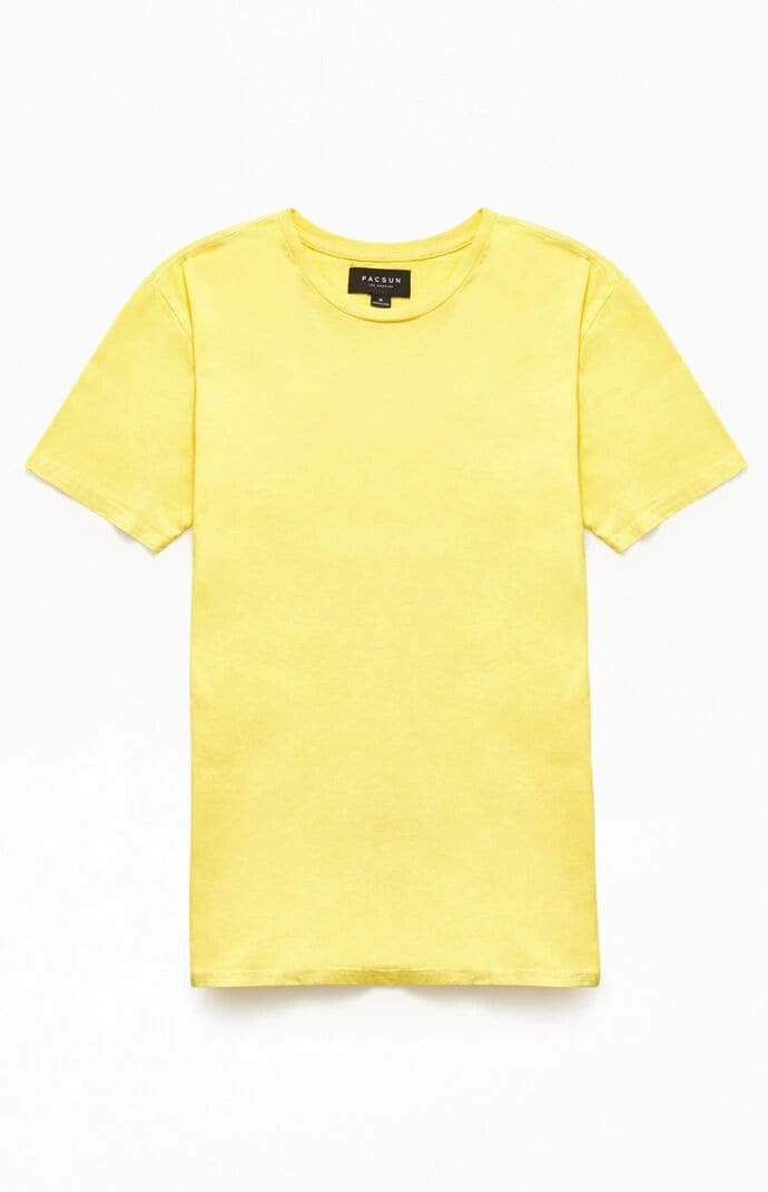PACSUN Womens Tops L / Yellow PACSUN - Solid Top