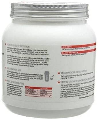 PHD Sports Supplements PHD - Micronised Pharmaceutical Creatine 250g