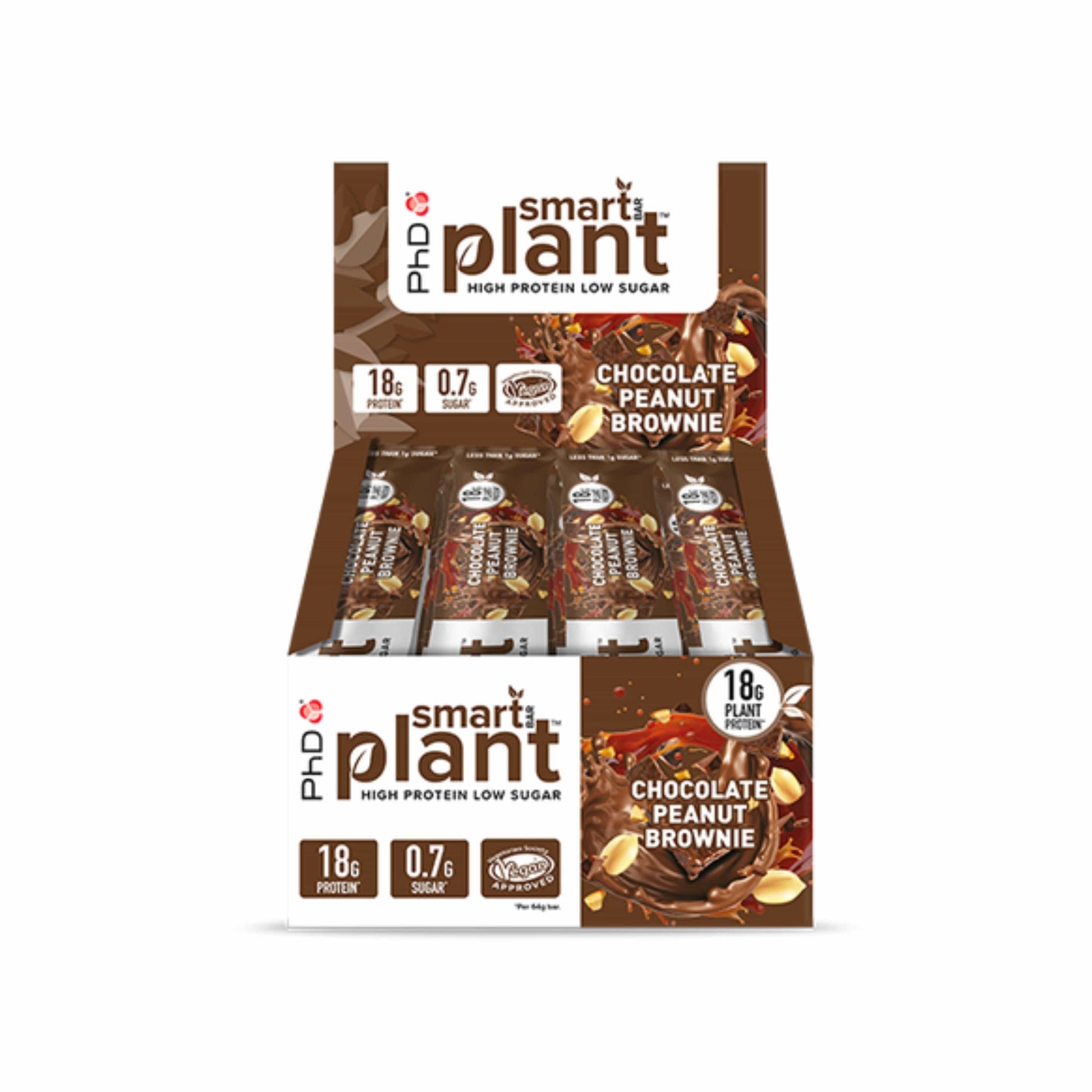 PHD Sports Supplements PHD - Smart Bar Plant 12x64g