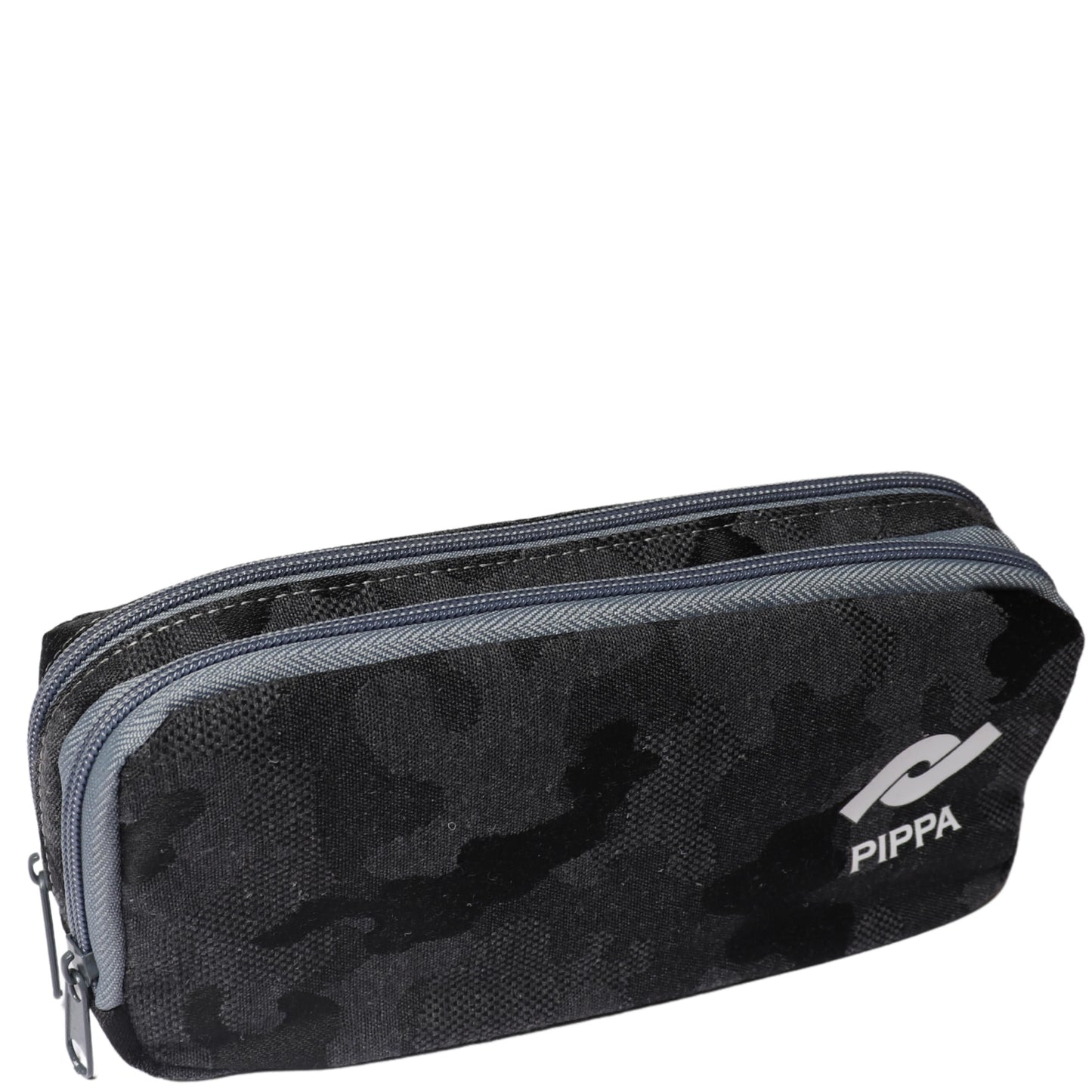 PIPPA School Bags & Supplies Grey PIPPA - Pencil Case 2 Zippers