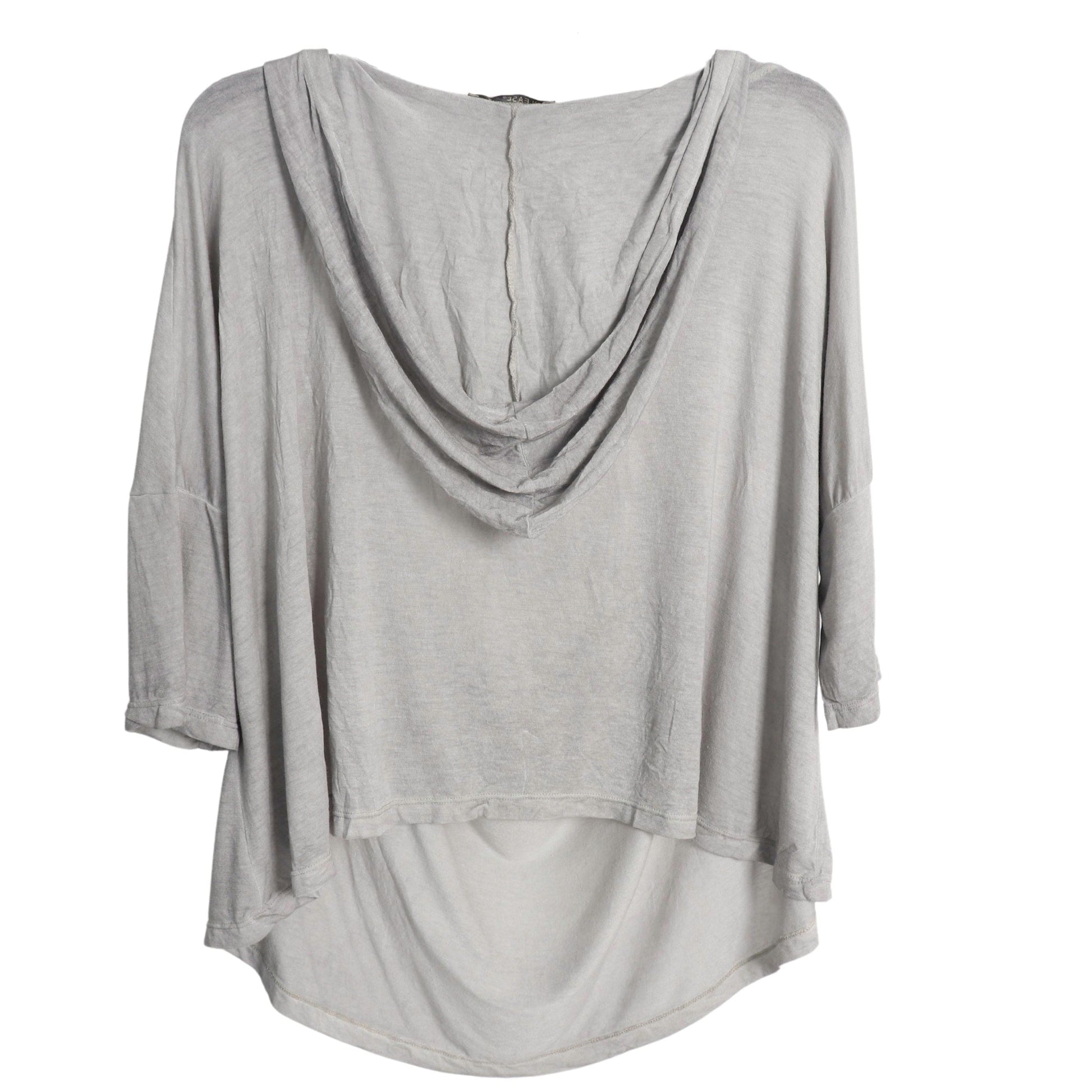 PLEASE Womens Tops M / Grey PLEASE - Hooded T-Shirt