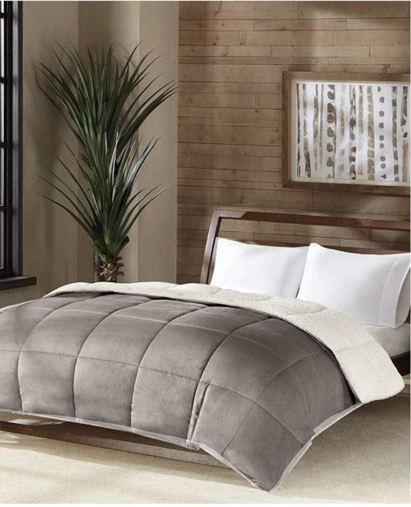 Premier Comfort Comforter/Quilt/Duvet Twin / Beige Premier Comfort - Reversible Sherpa Comforter