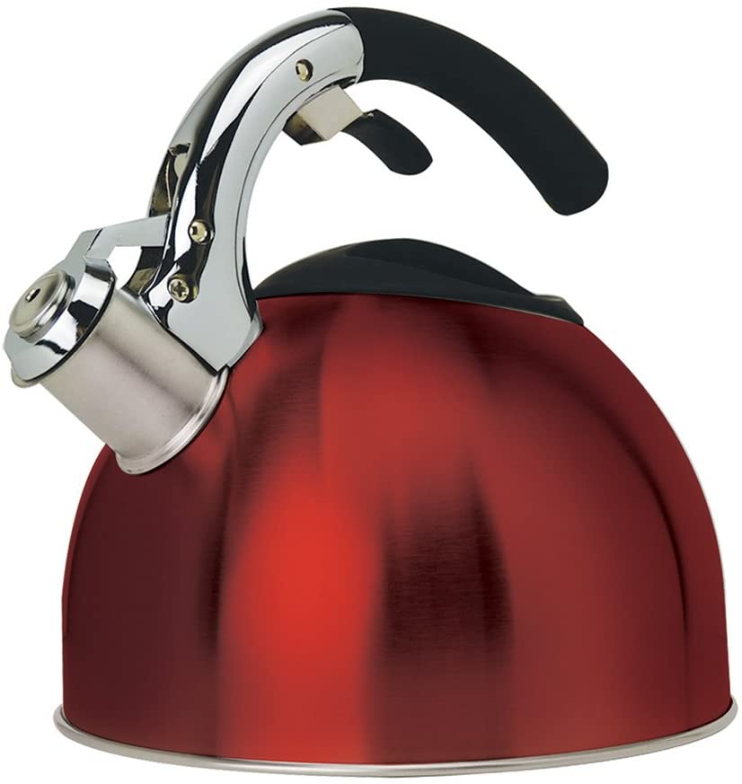 primula Household Red SoftGrip Red 3-Quart Tea Kettle