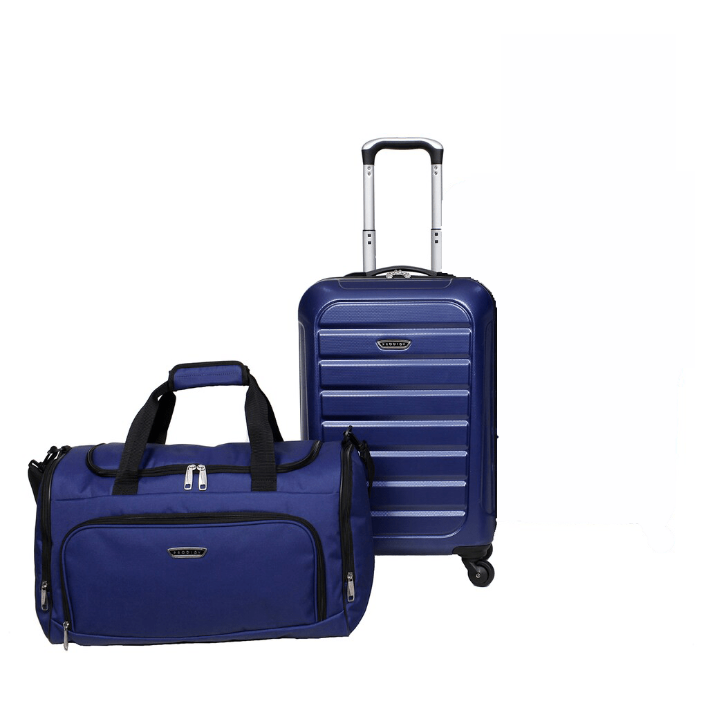 Prodigy Backpacks & Luggage 51cm x 37cm x 23cm || 29cm x 46cm x 24cm Hardside Spinner Luggage Set of 2
