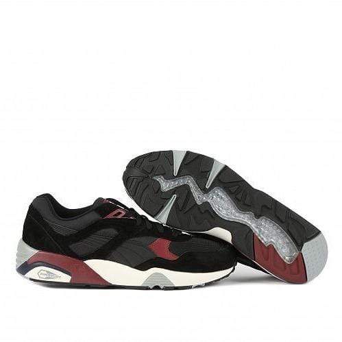 Puma Athletic Shoes 47 / Black/Bordeaux PUMA - R698 RUNING SPORT SHOES