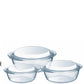PYREX Kitchenware PYREX - Set Of Essentials Casserole With Lid - 3 Pieces