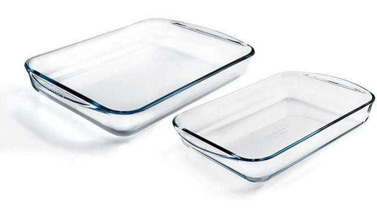 PYREX Kitchenware PYREX - Set Of Essentials Rectangular Roasting Pans - 2 Pieces