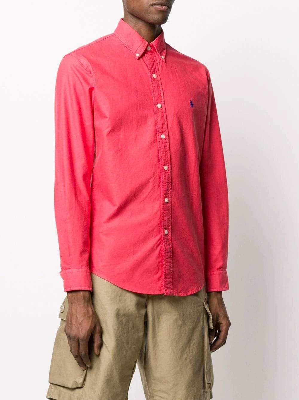 Ralph Lauren Mens Tops X-Large Long Sleeve Embroidered Logo Shirt