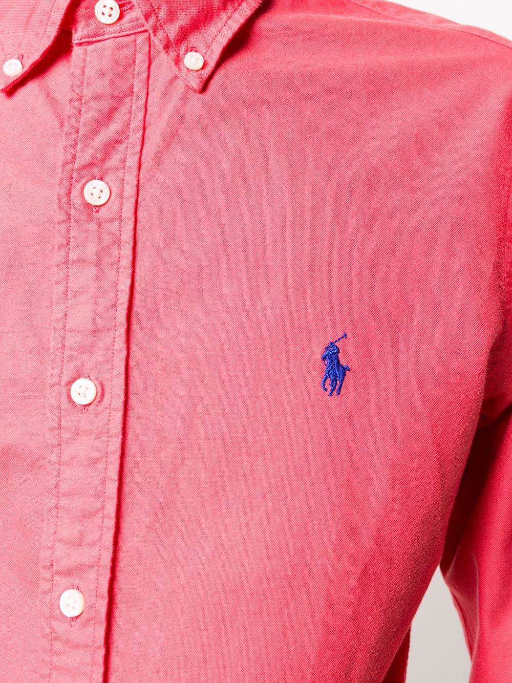Ralph Lauren Mens Tops X-Large Long Sleeve Embroidered Logo Shirt