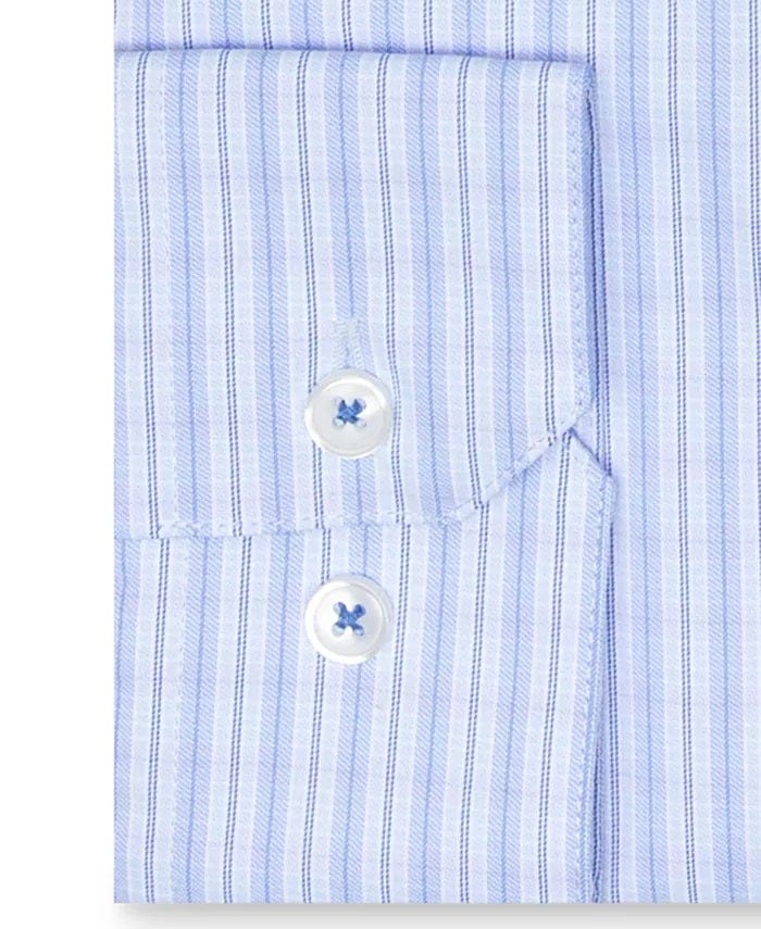 RAYAN SEACREST Mens Tops XXL / Blue RAYAN SEACREST - Distinction Dress Shirt