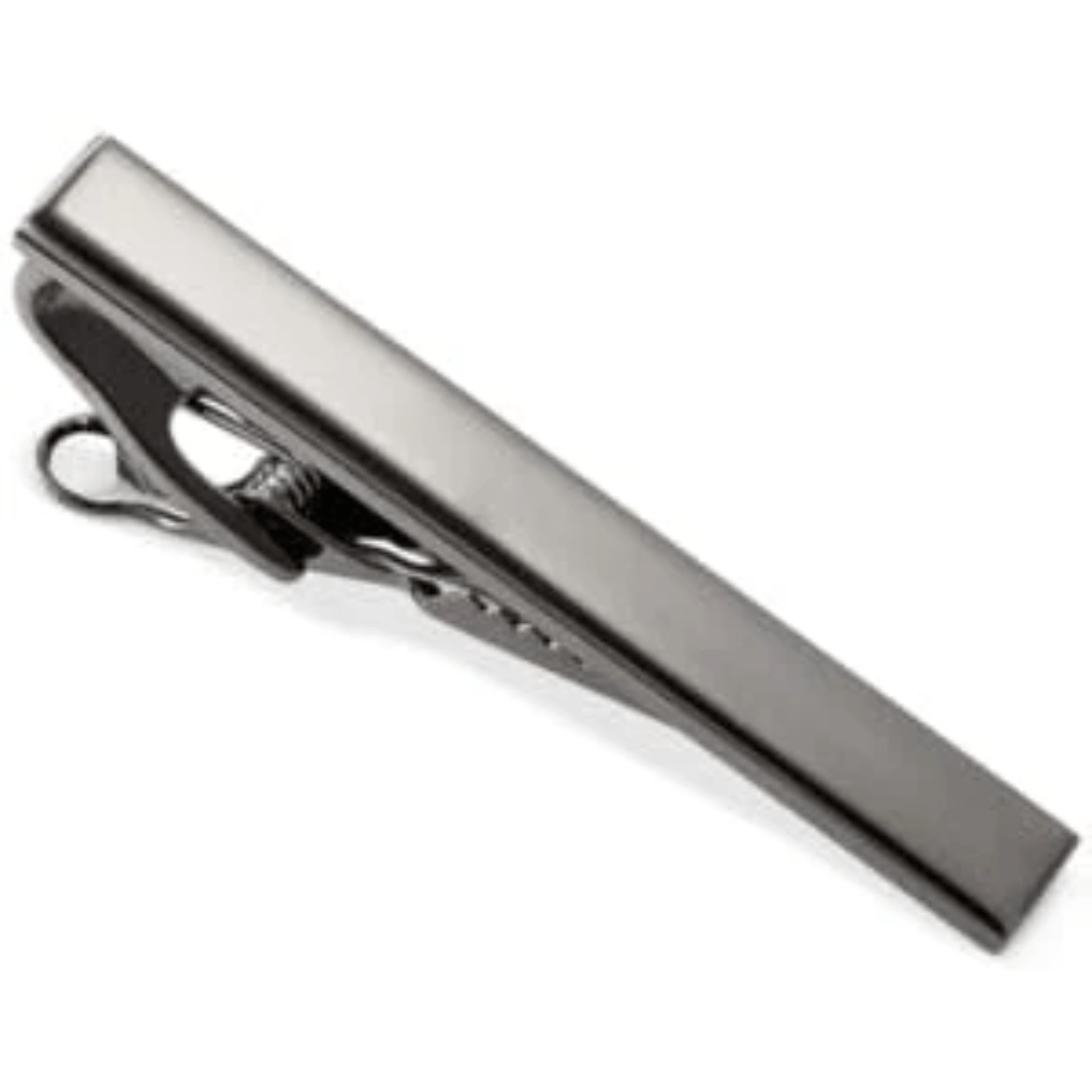 RYAN SEACREST Mens Accessories Grey RYAN SEACREST -  Distinction Polished Gunmetal Tie Clip