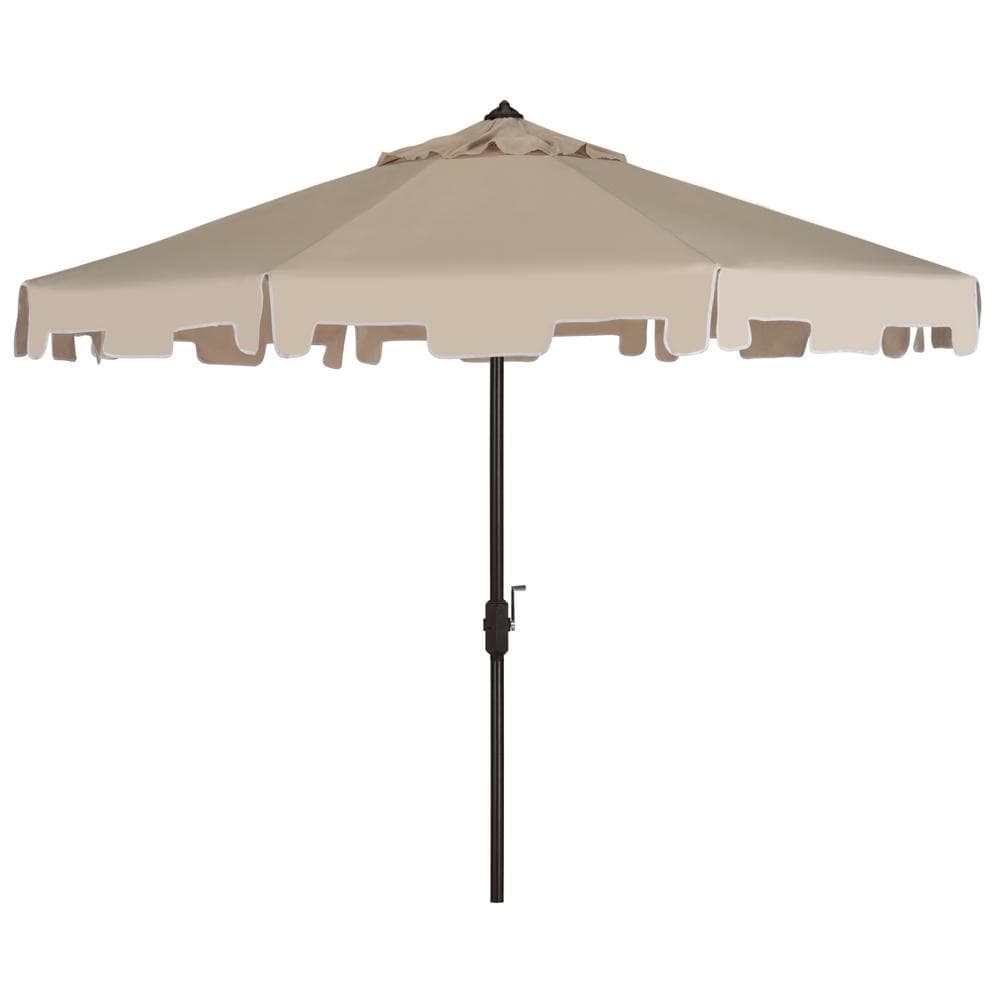 Safavieh Furniture Zimmerman Aluminum Market Tilt Patio Umbrella