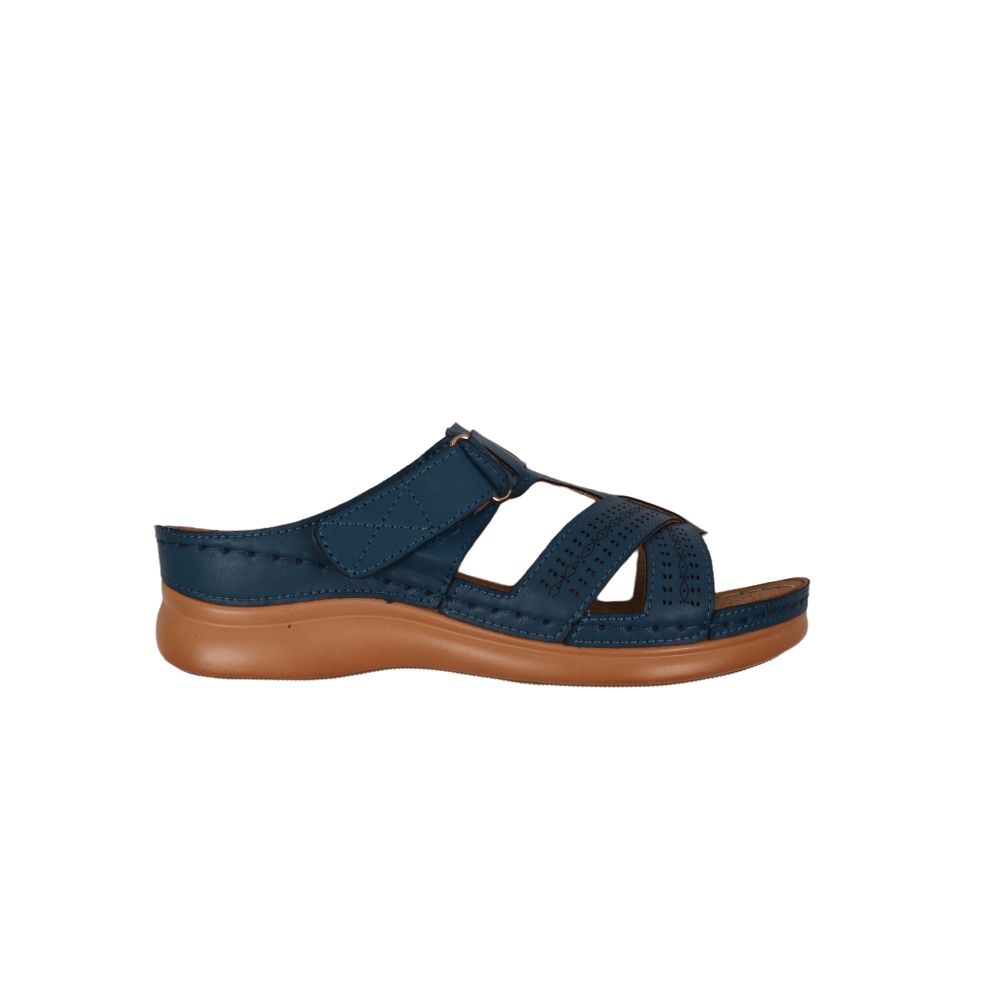 SHIBEVER Womens Shoes 36 / Blue SHIBEVER -Casual Sandal