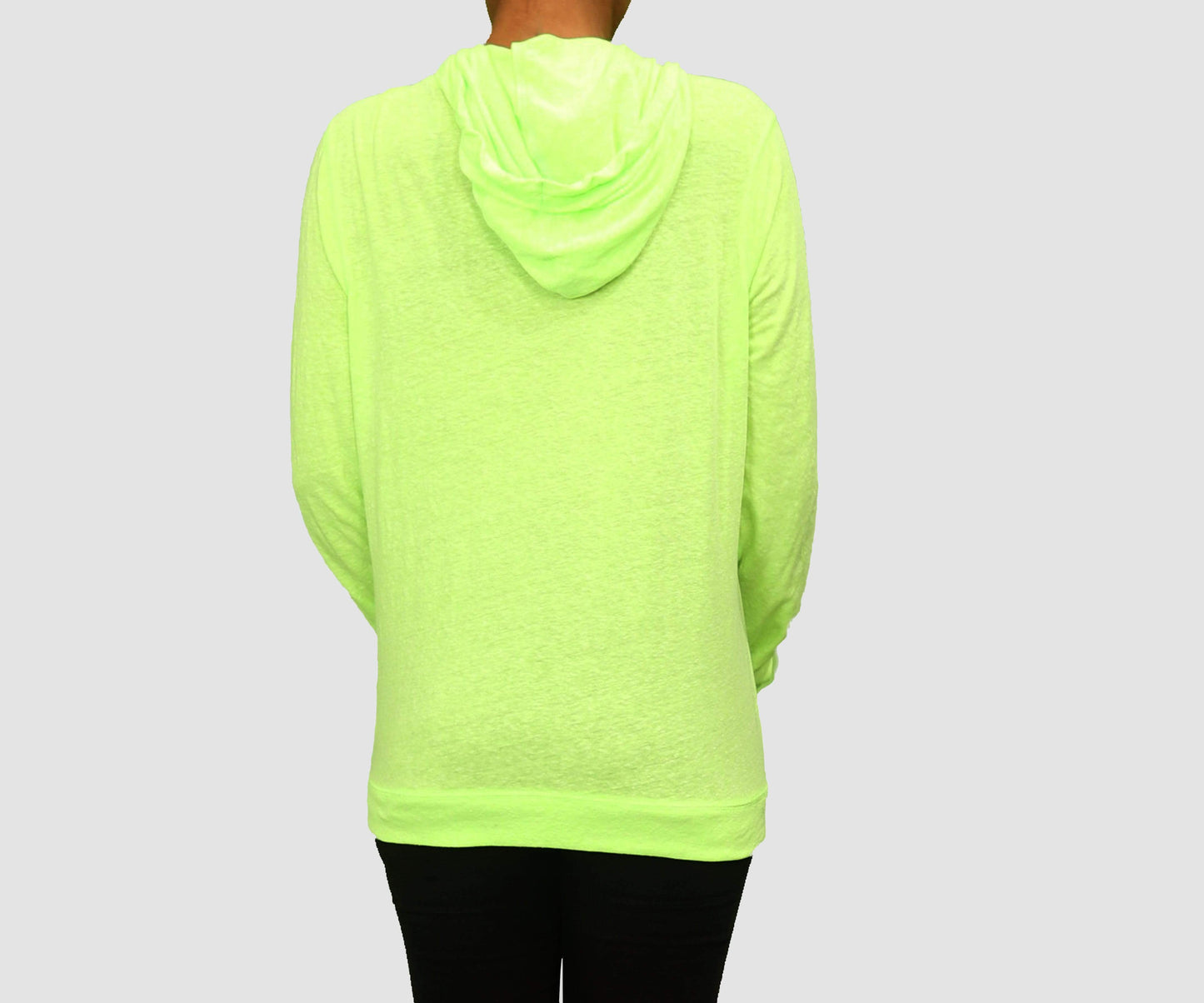 So Womens Tops XL / Neon Green Long Sleeve Top