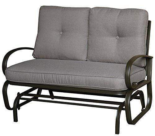 SONOMA GOODS FOR LIFE™ Furniture Grey SONOMA GOODS FOR LIFE™ - Loveseat Outdoor Patio Rocking 2 Seats Steel Frame Furniture