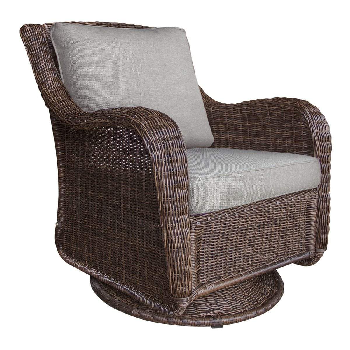 SONOMA GOODS FOR LIFE™ Furniture Brown - Grey SONOMA GOODS FOR LIFE™ - Presidio Swivel Wicker Chair