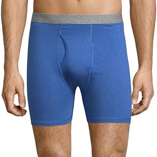 STAFFORD Mens Underwear XX-Large / Blue Dry and Cool Boxer Briefs