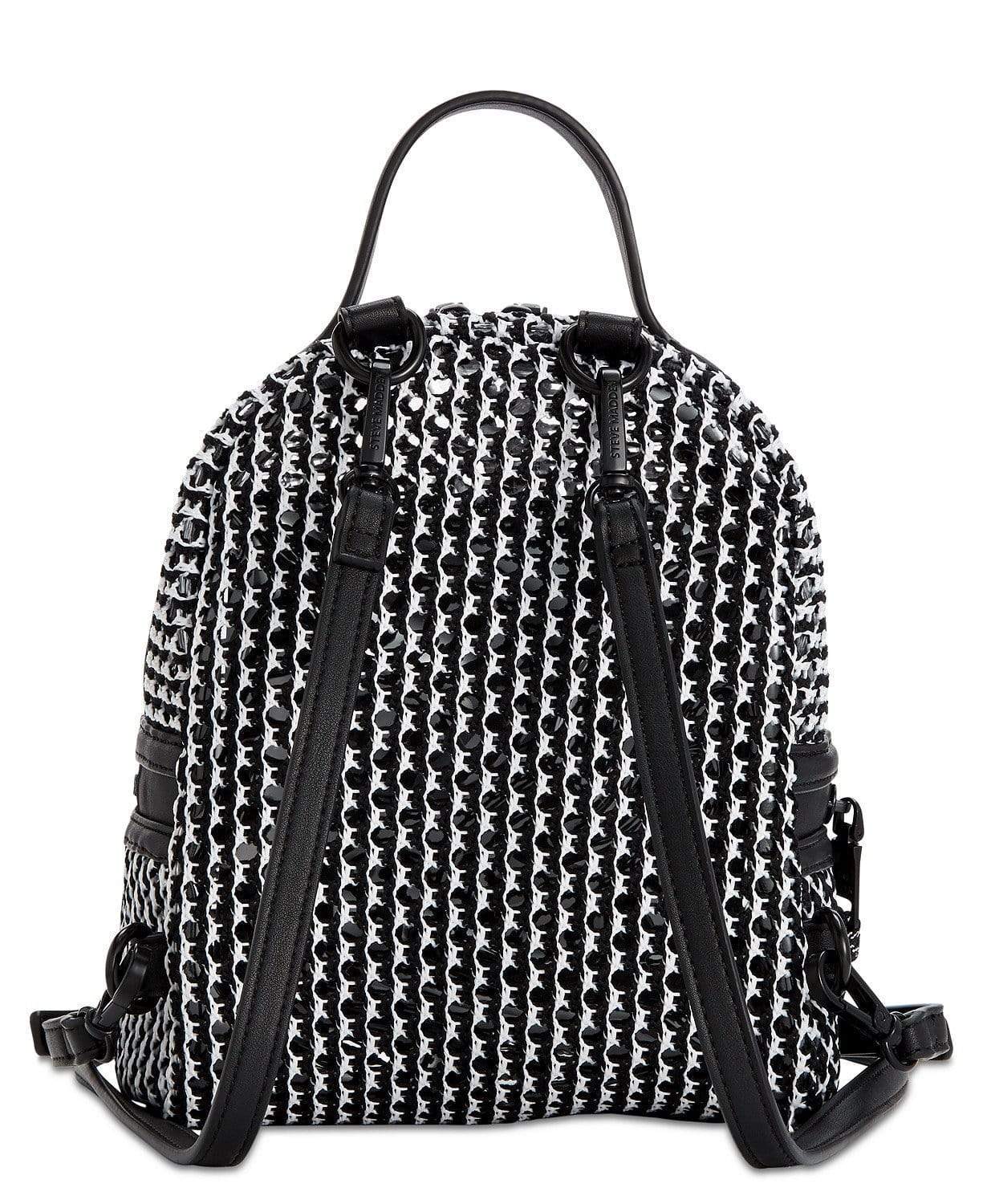 STEVE MADDEN Backpacks & Luggage Mini Woven Mesh & PVC Backpack
