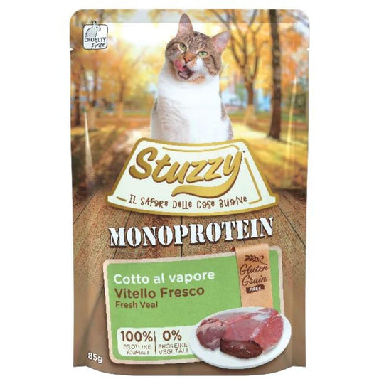 STUZZY Pet Food STUZZY - Cat Pouch Monoprotein Fresh Veal 85g