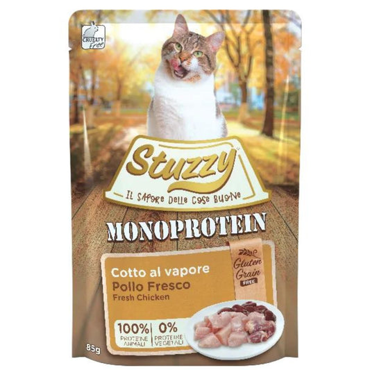 STUZZY Pet Food STUZZY - Cat Pouch Monoproteine With Fresh Chicken 85g