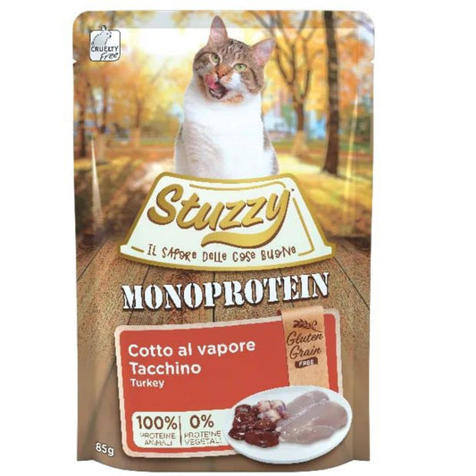 STUZZY Pet Food STUZZY - Cat Pouch Monoproteine with Turkey 85g