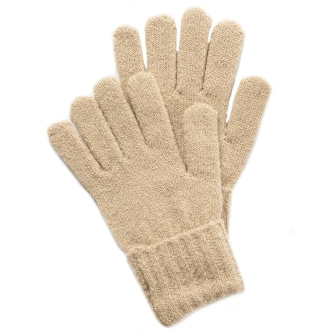 STYLE & CO. Gloves & Earmuffs Beige STYLE & CO. - Lurex Solid Gloves