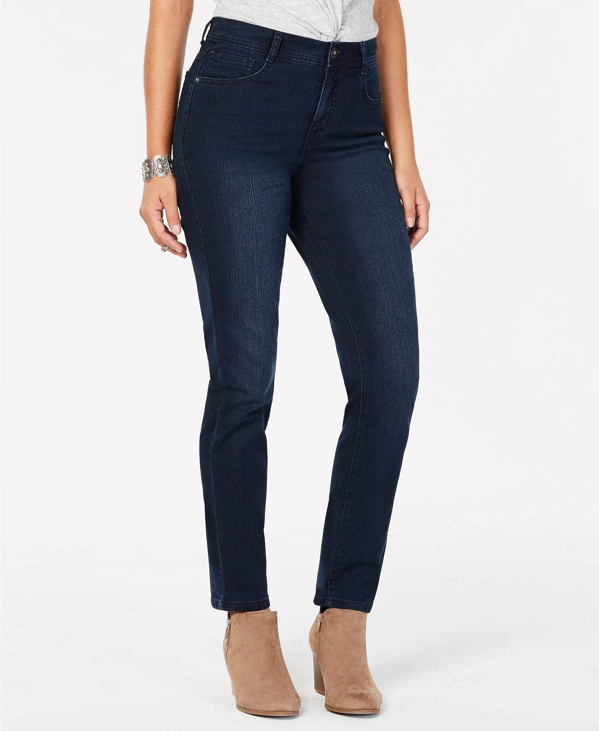 STYLE & CO. Womens Bottoms S / Navy STYLE & CO. - Slim-Leg Jeans