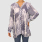 Style & Co Womens Tops L / Navy / Multi Shirt