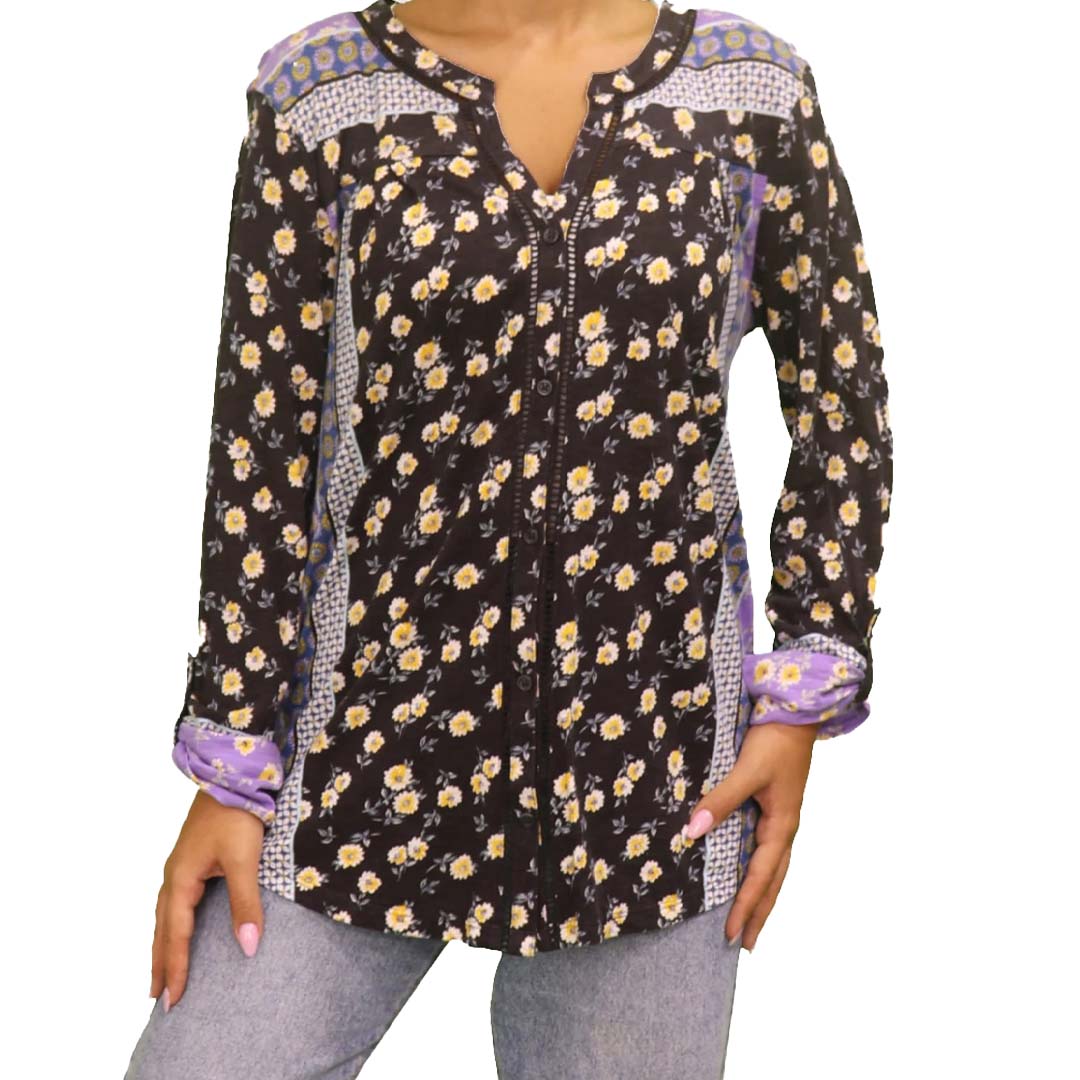 STYLE & CO. Womens Tops S / Multi-Color STYLE & CO. - Floral Printed Top