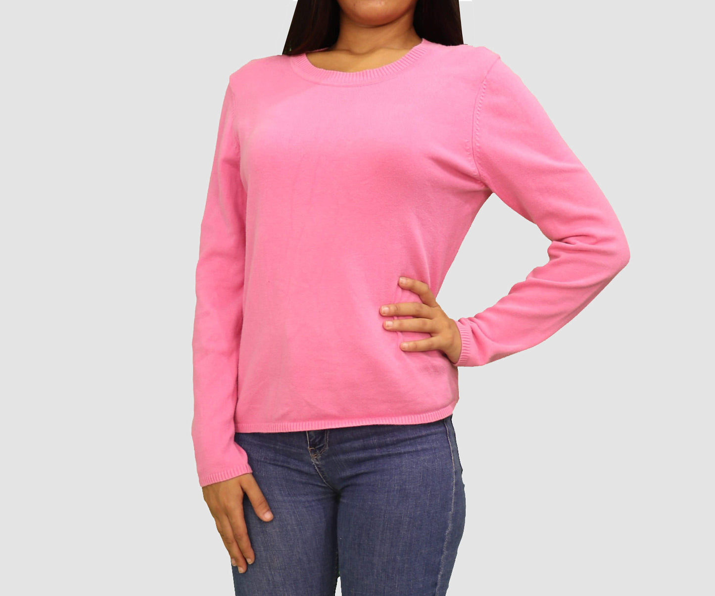 TALBOTS Womens Tops Medium / Pink Long Sleeve Top