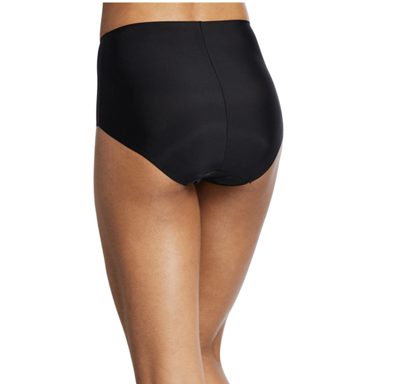 TC womens underwear Large / Black Microfiber No Show Lines Brief Panties